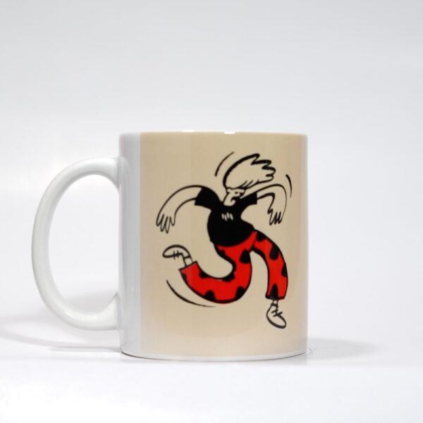 Ceramic Coffee Mug With Doodle Print : THE HEALING - Image 2