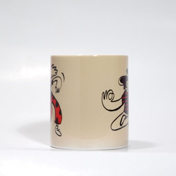 Ceramic Coffee Mug With Doodle Print : THE HEALING - Image 3