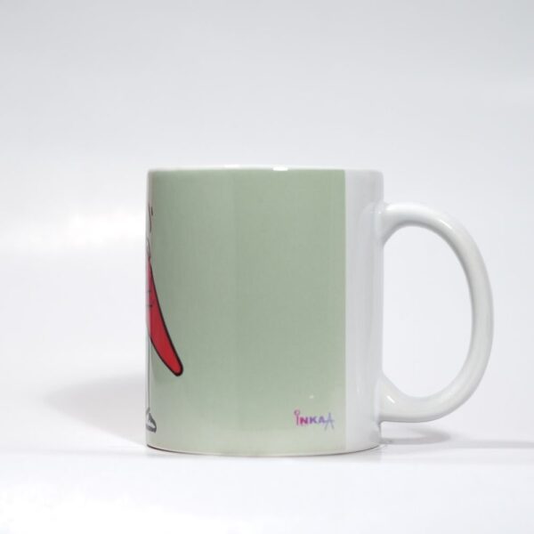 Ceramic Coffee Mug with Doodle Print : I LOVE ICE CREAM - Image 2