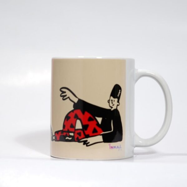 Ceramic Coffee Mug With Doodle Print - Couple Goals