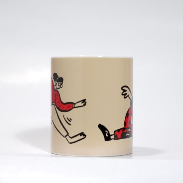 Ceramic Coffee Mug With Doodle Print - Couple Goals - Image 2