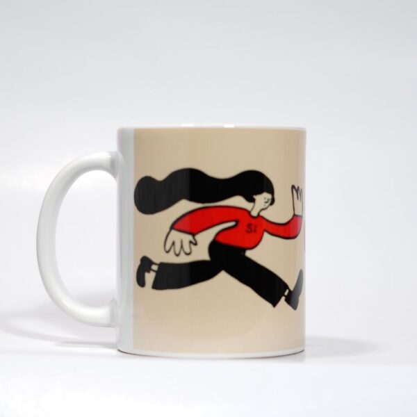 Ceramic Coffee Mug With Doodle Print - The Proposal - Image 2