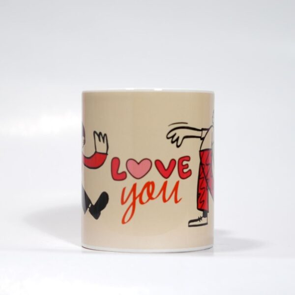 Ceramic Coffee Mug With Doodle Print - The Proposal