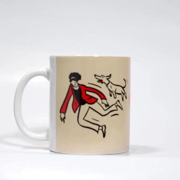 Ceramic Coffee Mug with Doodle Print - The Pet Lovers
