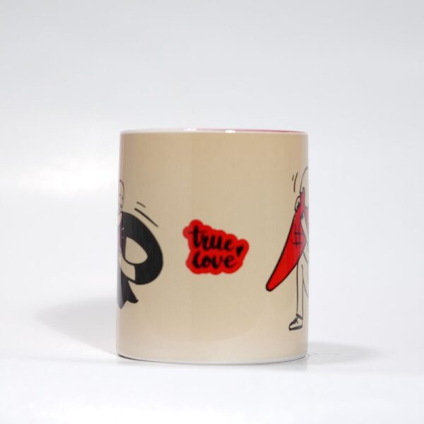 Ceramic Coffee Mug With Doodle Print - MY ICECREAM - Image 3