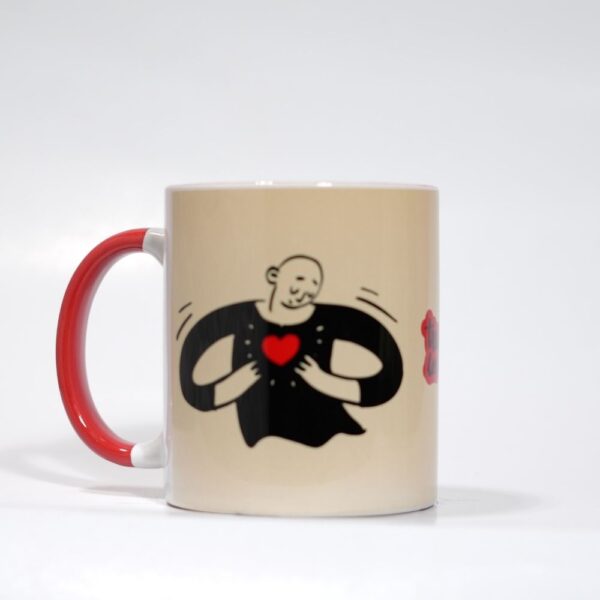 Ceramic Coffee Mug With Doodle Print - MY ICECREAM - Image 2