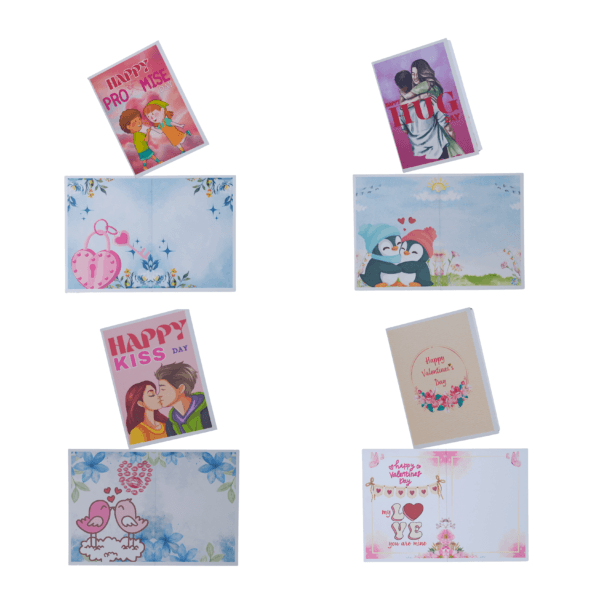 Valentine's Week Celebration Cards | Set of 8 - Image 2