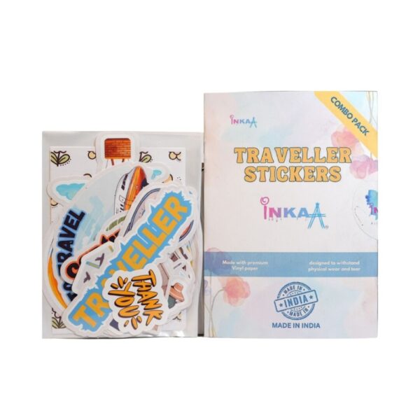 Laptop Vinyl Stickers - Travelers : The Planned trips - Image 3
