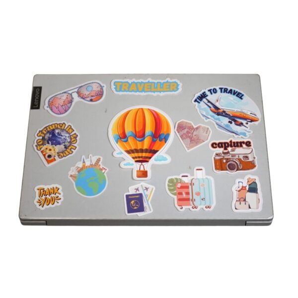 Laptop Vinyl Stickers - Travelers : The Planned trips - Image 2
